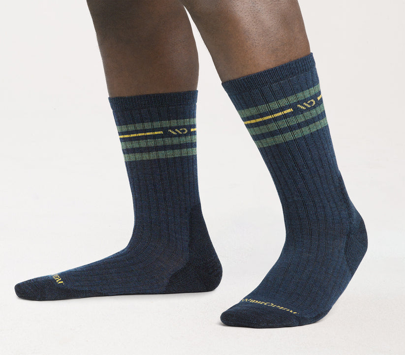 Wide Open Vintage Cushioned Crew Socks Men's