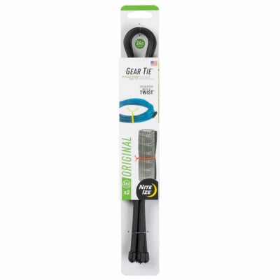 Nite Ize Gear Tie Reusable Rubber Twist Tie