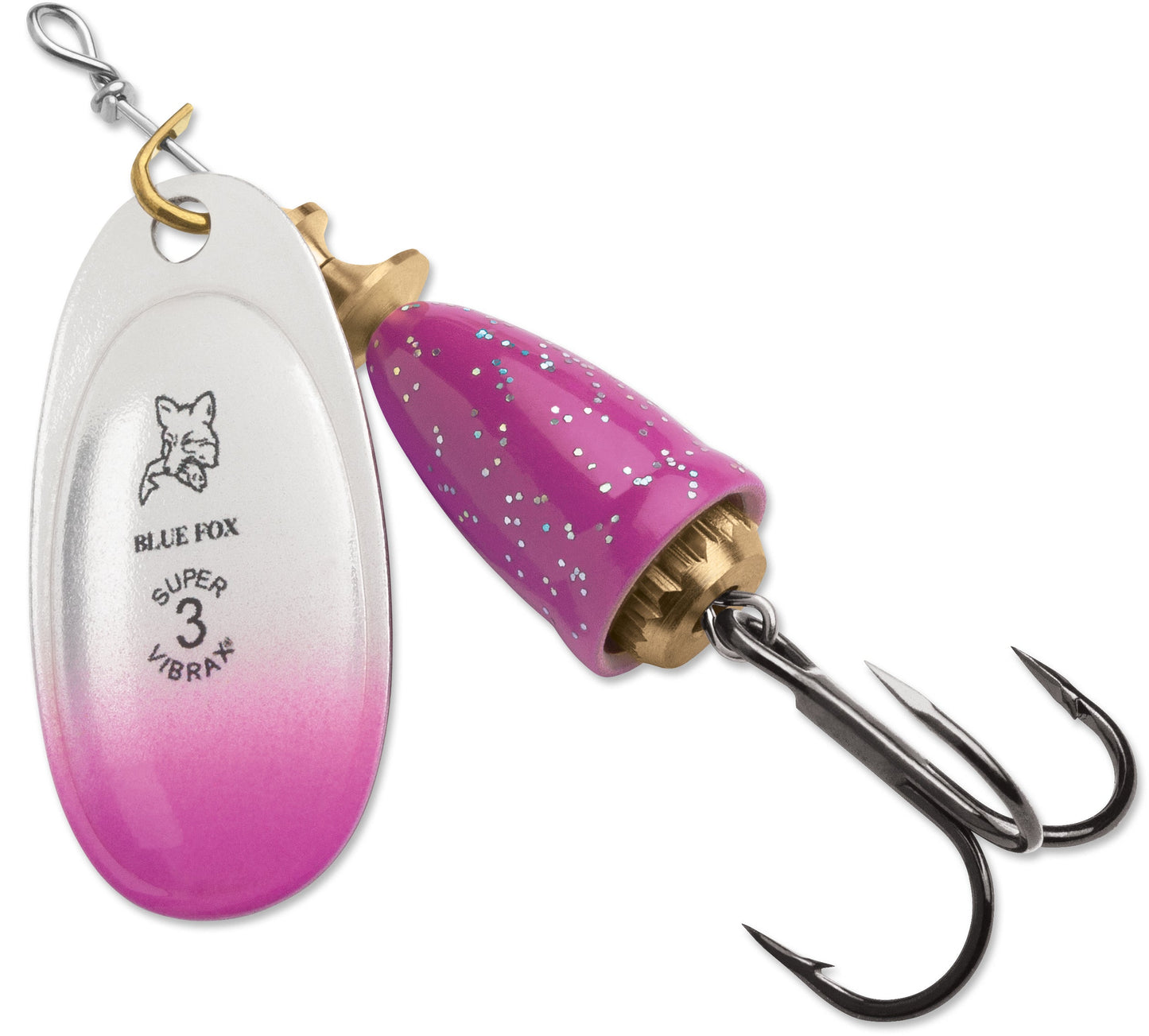 XXB Blue Fox New Vibrax Candy Back Spinners