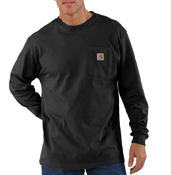 Carhartt Men's Loose Fit Heavyweight Long-Sleeve Pocket T-Shirt