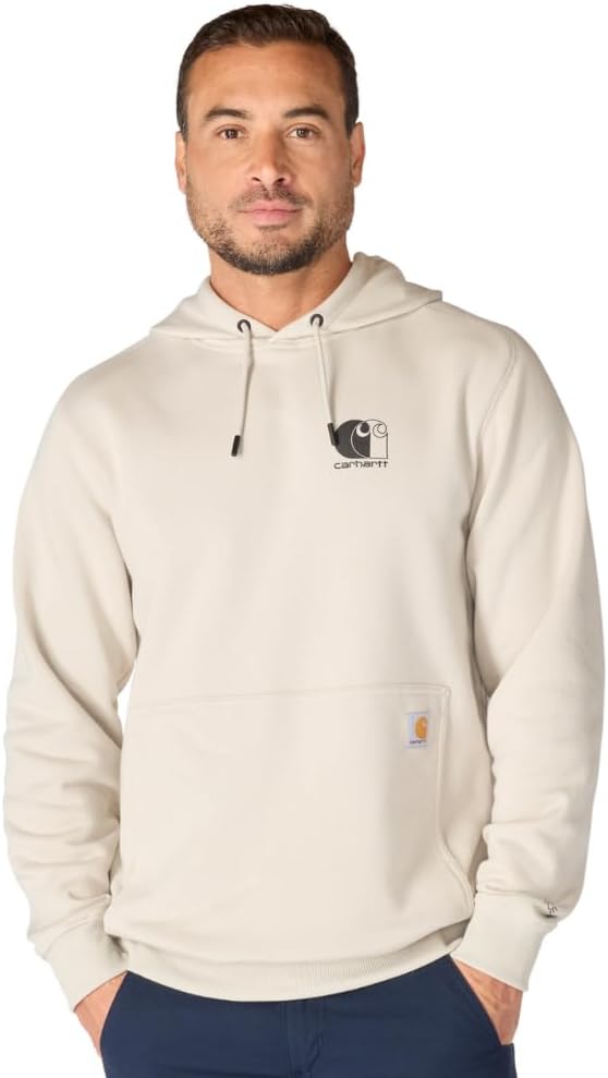Carhartt Men's Force Relaxed Fit Lightweight Logo Graphic Sweatshirt