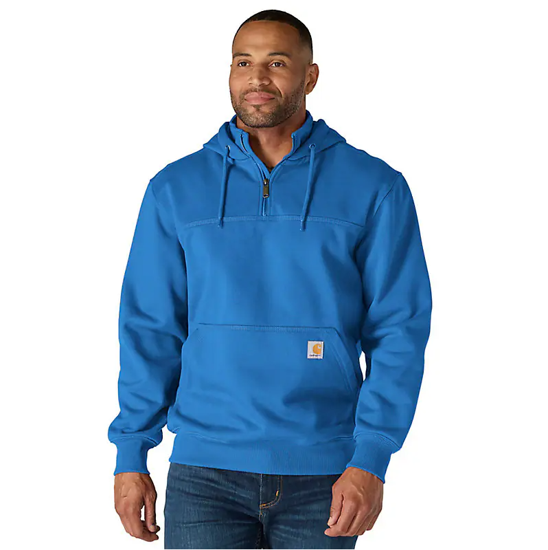 Carhartt Men's Rain Defender Loose Fit Heavyweight 1/4 Zip Hoodie