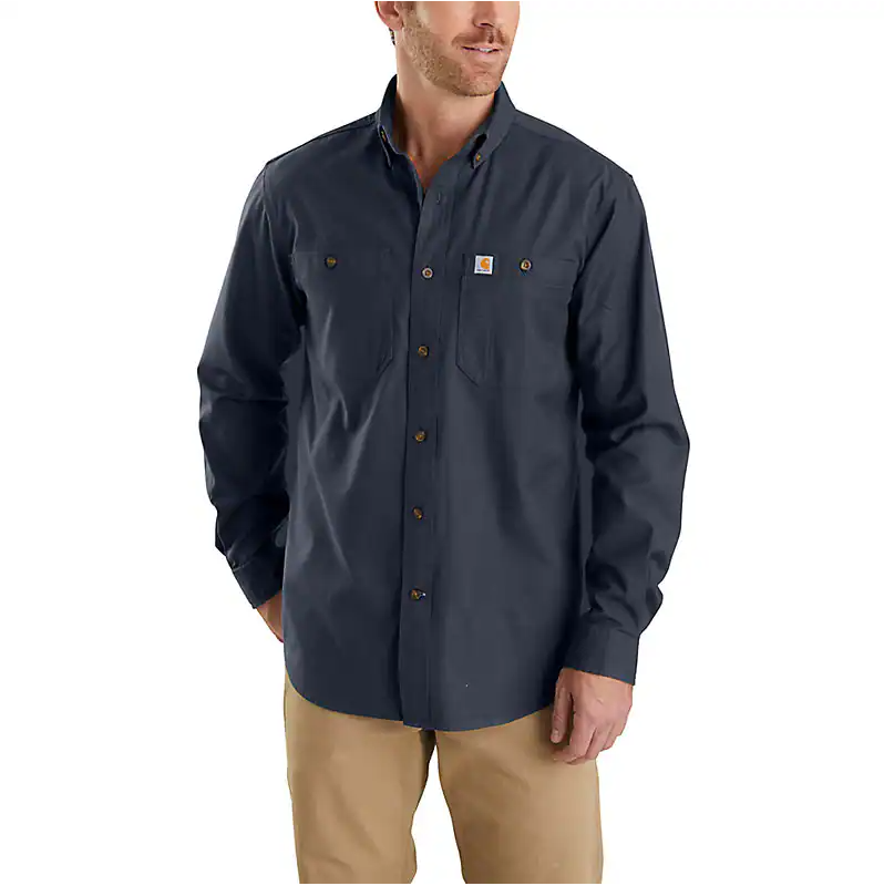 Carhartt Men's Rugged Flex Rigby LS Work Shirt