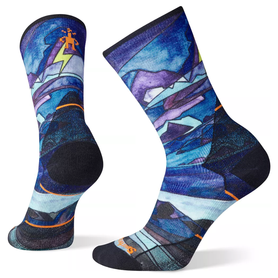 Smartwool Women’s Athlete Edition Run Print Crew Socks