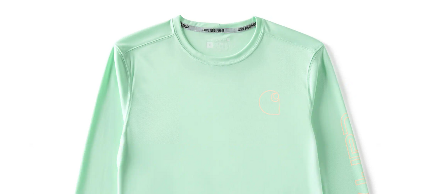 Carhartt Force Sun Defender Lightweight Long-Sleeve Logo Graphic T-Shirt