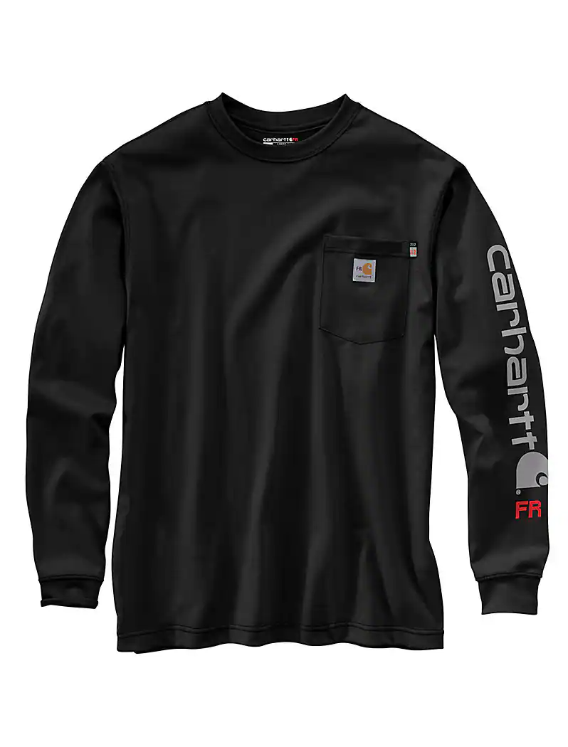 Carhartt FR Force Loose Fit Midweight Long Sleeve Logo Graphic T-Shirt Men's