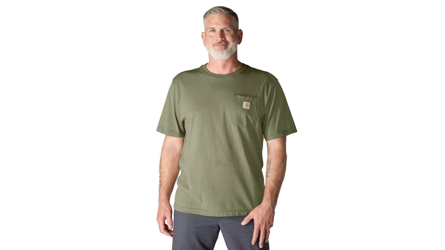 Carhartt Men's Loose Fit Heavyweight Short-Sleeve Pocket T-Shirt