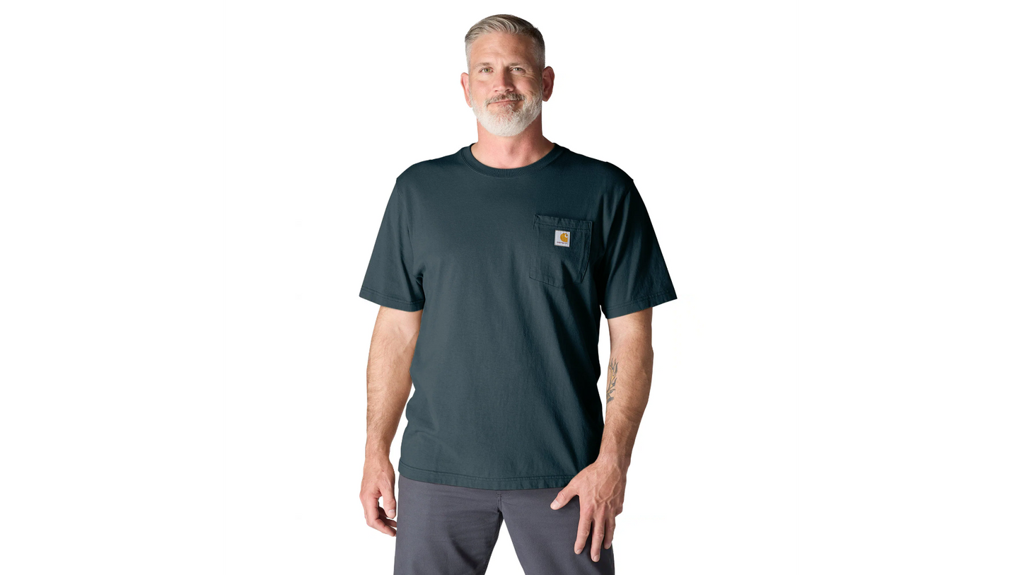 Carhartt Men's Loose Fit Heavyweight Short-Sleeve Pocket T-Shirt