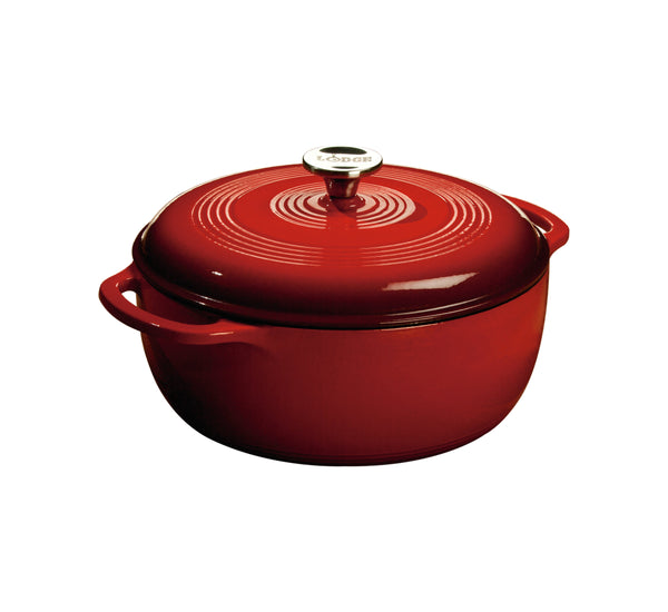 Lodge 6 Quart Colored Enamel Dutch Oven