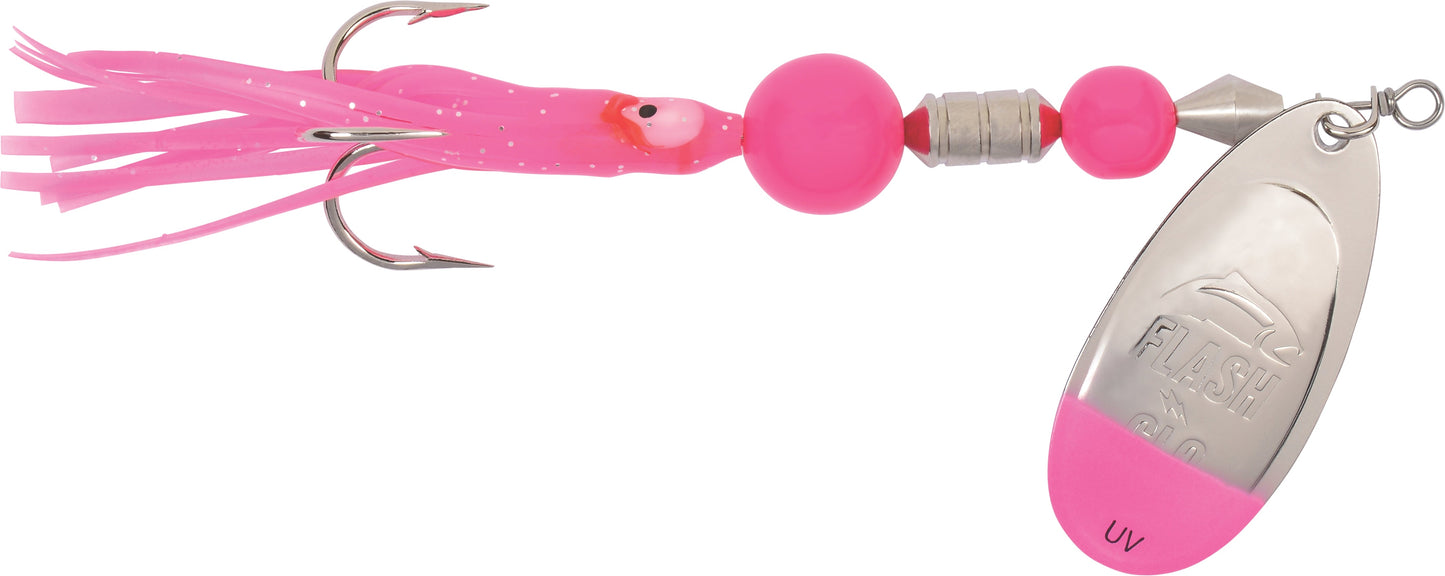 XXB Yakima Bait Flash Glo UV Casting Squid Spinner 6