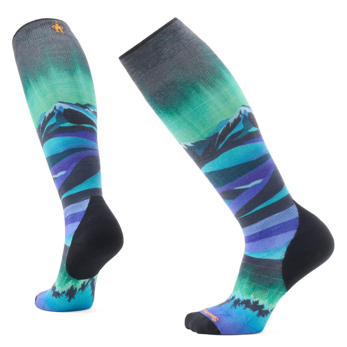 Smartwool Ski Targeted Cushion Compression Print OTC Socks Women's