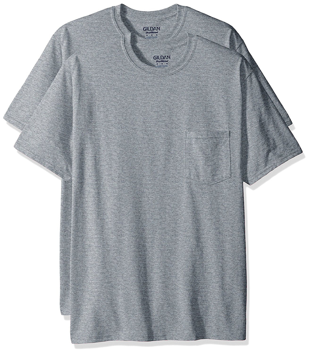 Gildan Men'S 2-Pack Workwear Pocket T-Shirts