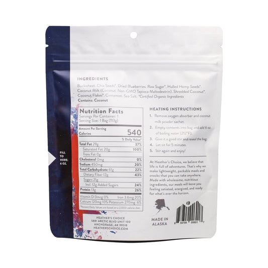 Heather's Choice Blueberry Cinnamon Breakfast