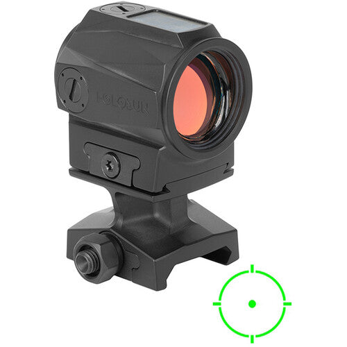 Holosun Solar-Charging Rifle Sight (Green 2 MOA Dot & 65 MOA Circle Reticle)