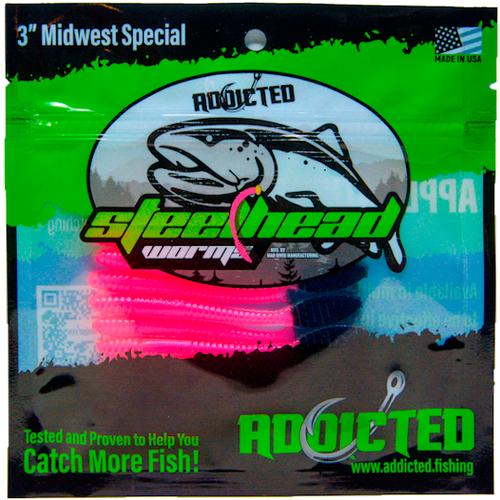 Addicted Fishing Copy Cat Worms -  3" Midwest Special