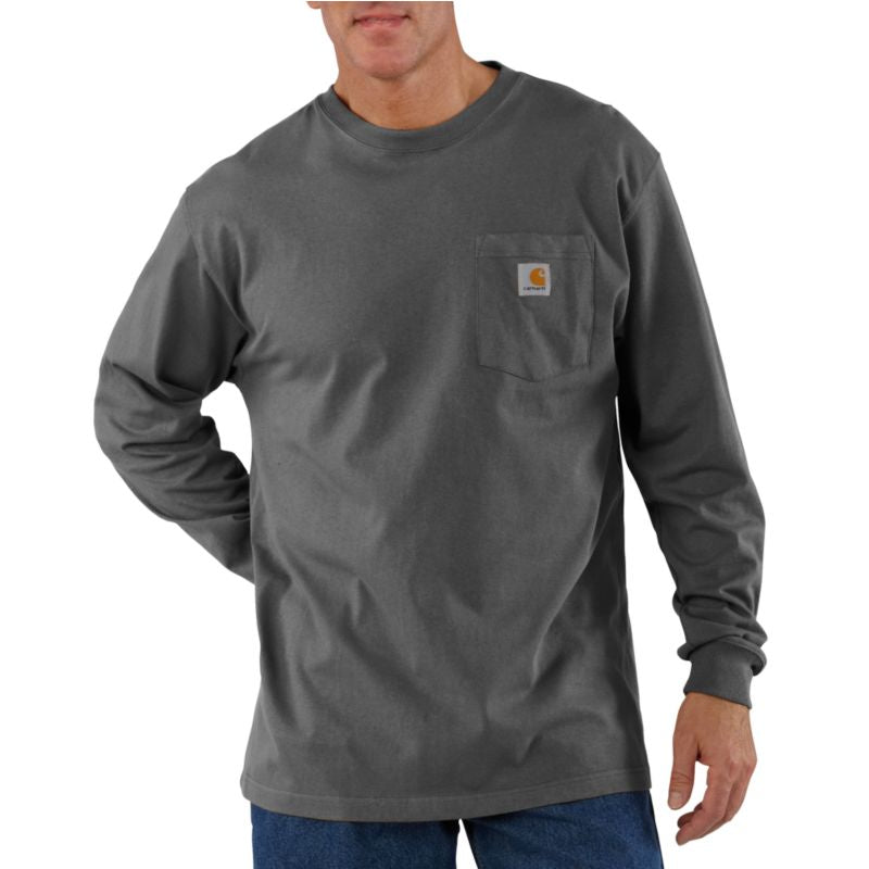 Carhartt Men's Loose Fit Heavyweight Long-Sleeve Pocket T-Shirt