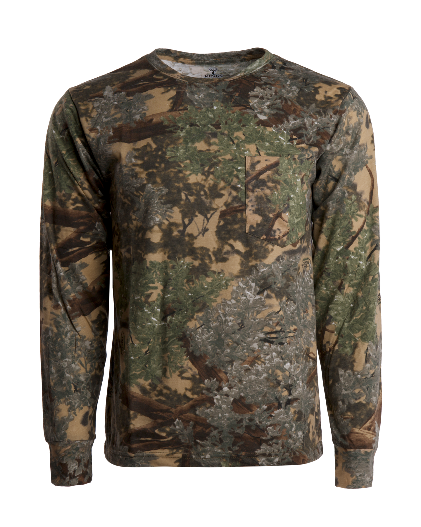 King's Camo Classic Cotton Long Sleeve Tee