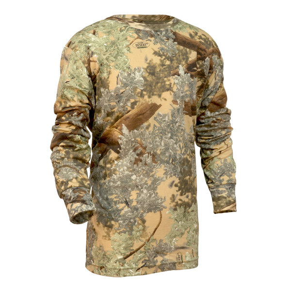 King'S Camo Kids Classic Cotton Long Sleeve T-Shirt