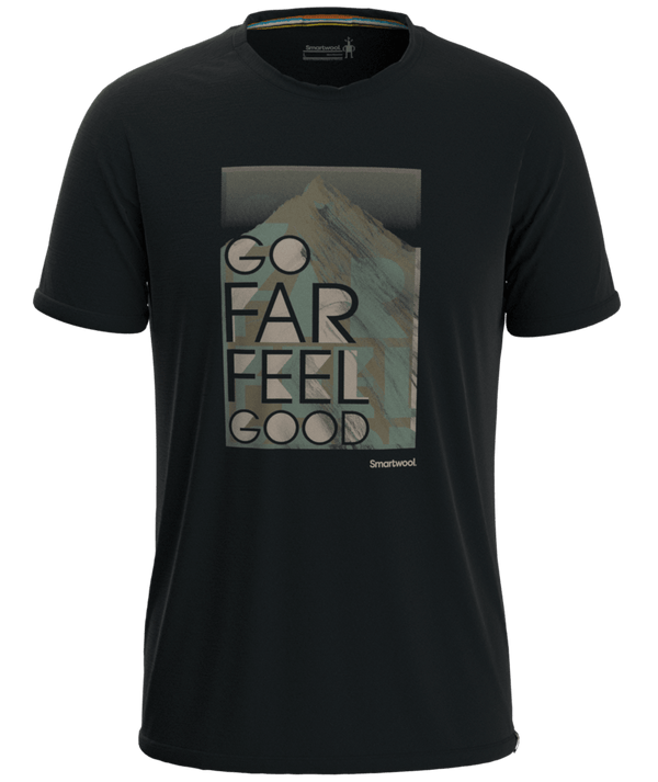 Smartwool Men's Merino Sport Go Far, Feel Good Summit Short Sleeve Graphic Tee