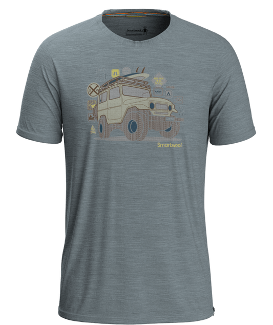 Smartwool Men's Merino Sport Overland Adventure Short Sleeve Graphic Tee
