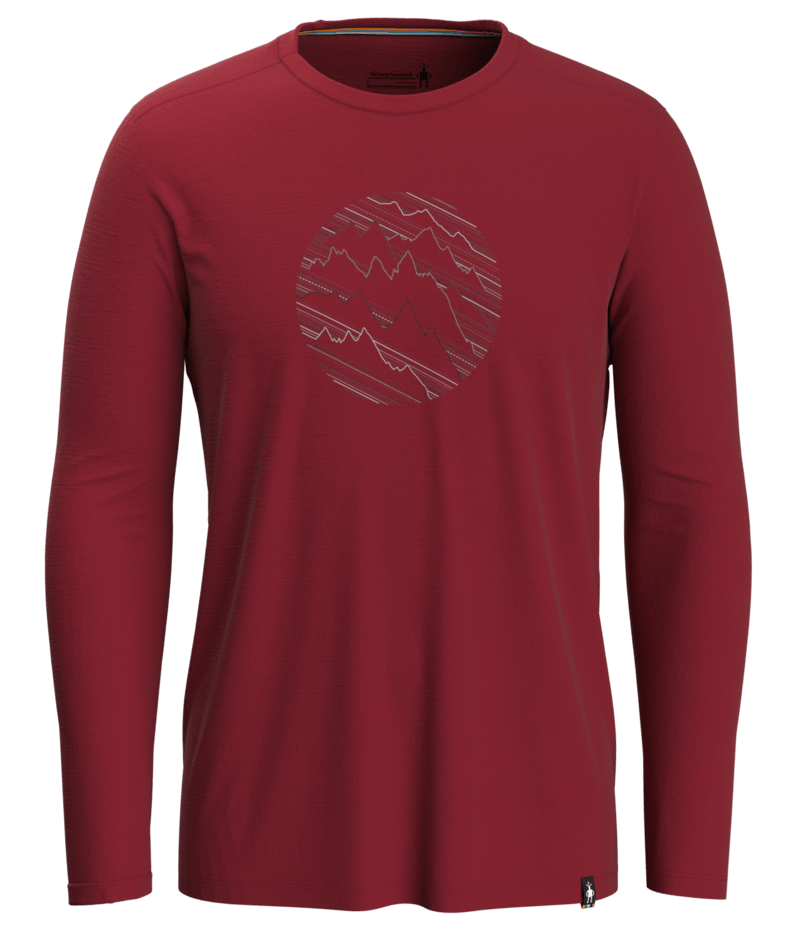 Smartwool Men’s Merino Sport 150 Topo Storm Long Sleeve Graphic Tee