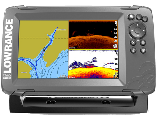 Lowrance HOOK²-7 HDI SplitShot Fishfinder/Chartplotter with Navionics Plus US/Canada
