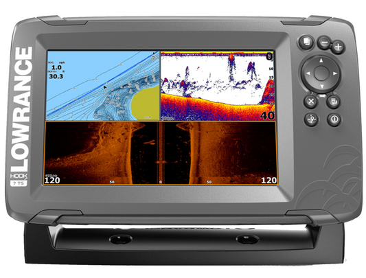 Lowrance HOOK²-7 TripleShot Fishfinder/Chartplotter with Navionics Plus US/Canada