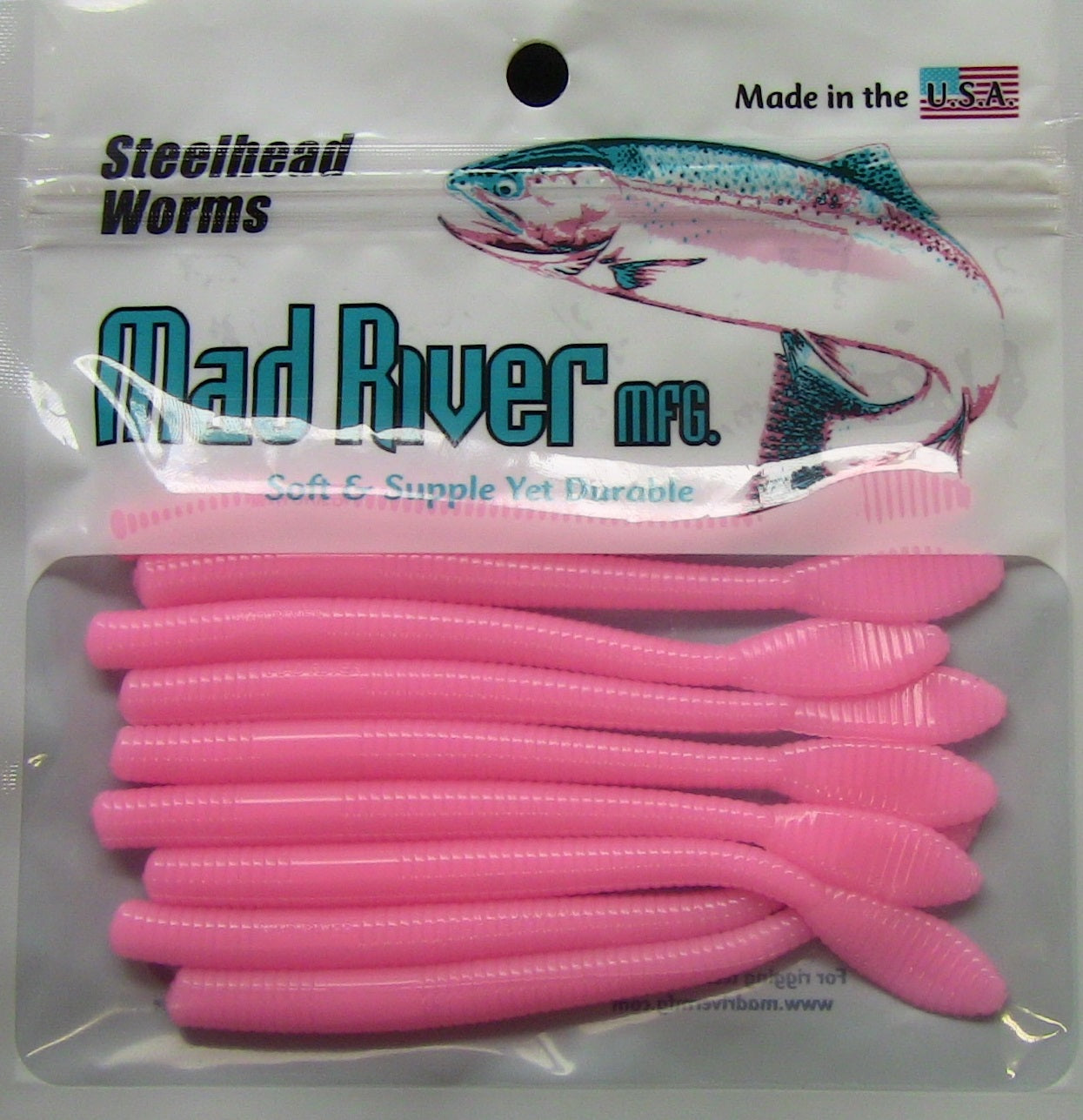Mad River Mfg. Steelhead Worm 6"