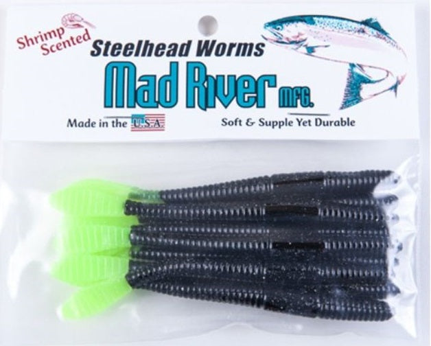Mad River Mfg. Steelhead Worm 6"
