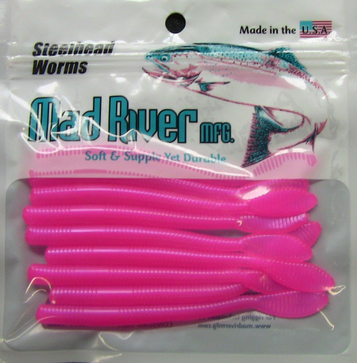 Mad River Mfg. Steelhead Worm 6"