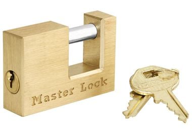 Master Lock Solid Brass Coupler Latch Lock with 3/4 in. (19mm) Shackle
