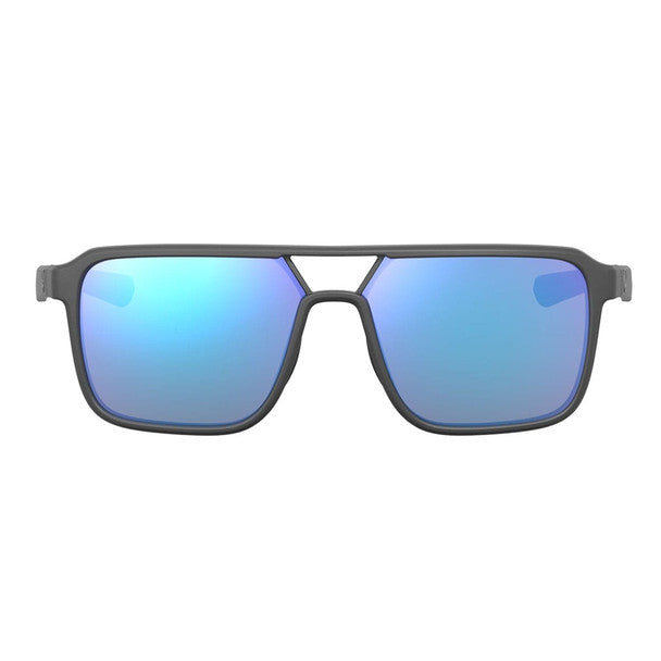 Leupold Bridger Sunglasses Dark Gray Frame Blue Mirror Lens 182674
