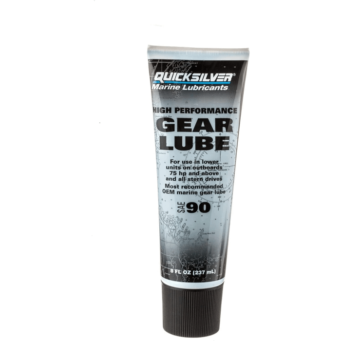 Mercury Marine Quicksilver SAE 90 High Performance Gear Lube 8oz. Tube