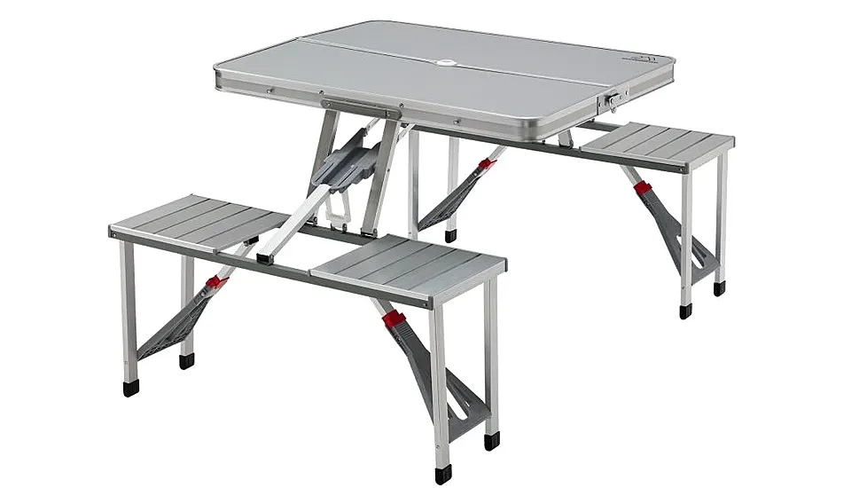 Alpine Mountain Summit Gear Aluminum Folding Picnic Table