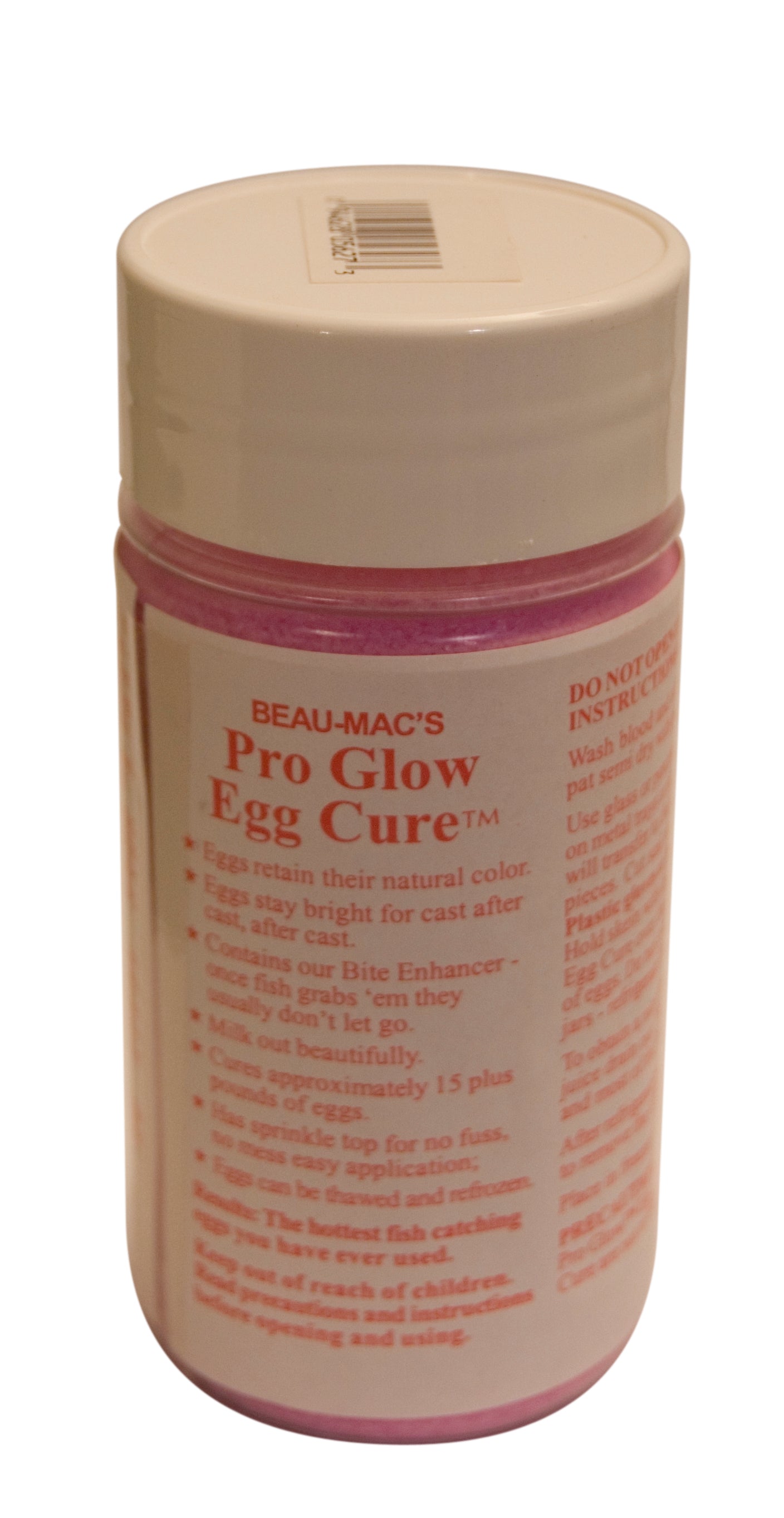 Beau Mac Pro Glow Egg Cure & Bite Enhancer Shaker Jar