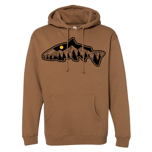 Addicted Fishing Harvest Moon Fish Mountain Hoodie