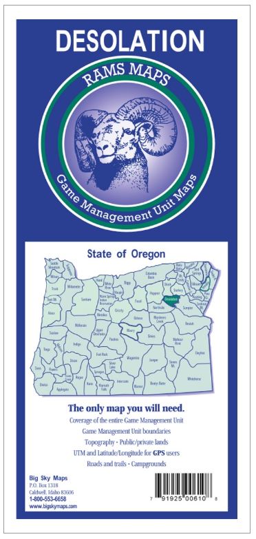 Rams Oregon Game Management Unit Maps