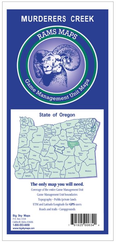 Rams Oregon Game Management Unit Maps