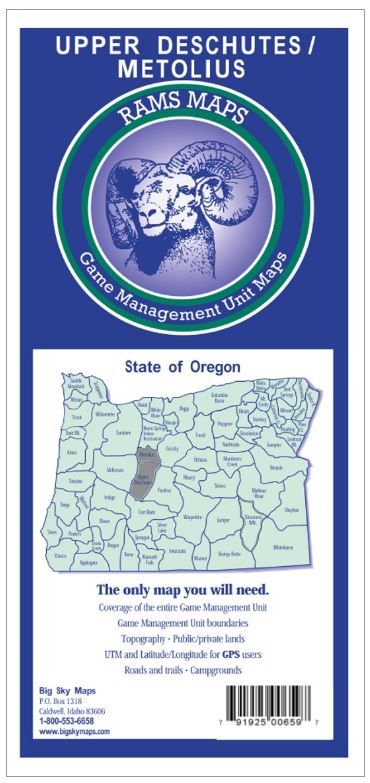 Rams Oregon Game Management Unit Maps
