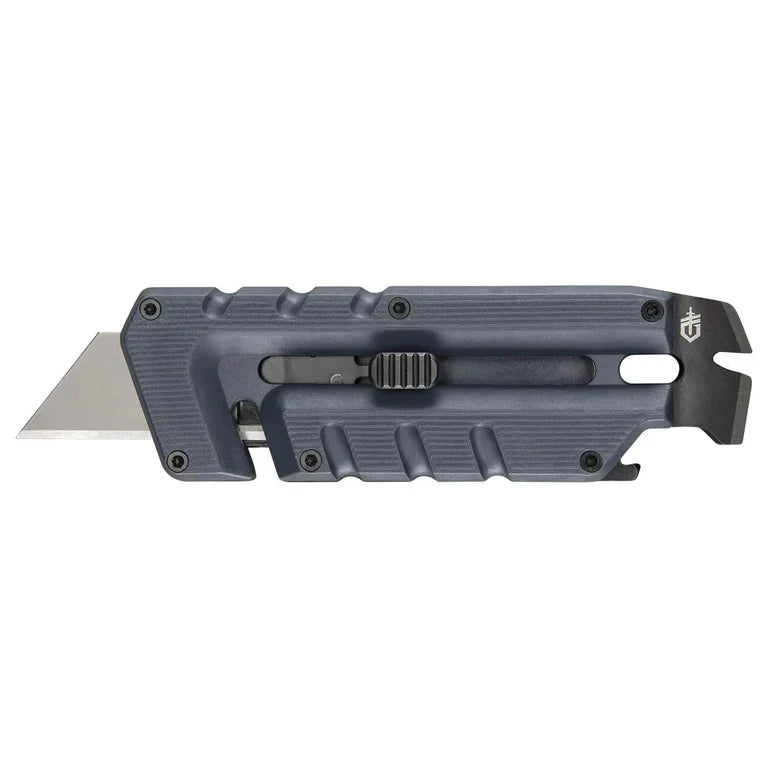Gerber Prybrid Pocket Knife Multitool 8-in-1 Box Cutter, Bottle Opener, Blue