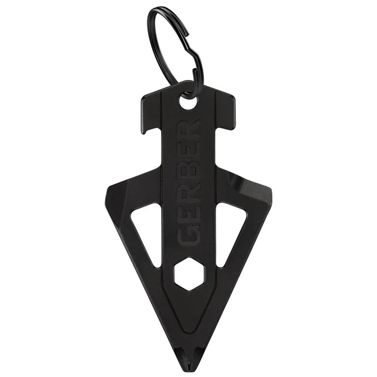 Gerber Broadhead 5-in-1 EDC Keychain Multitool, Bottle Opener, Pocket Clip