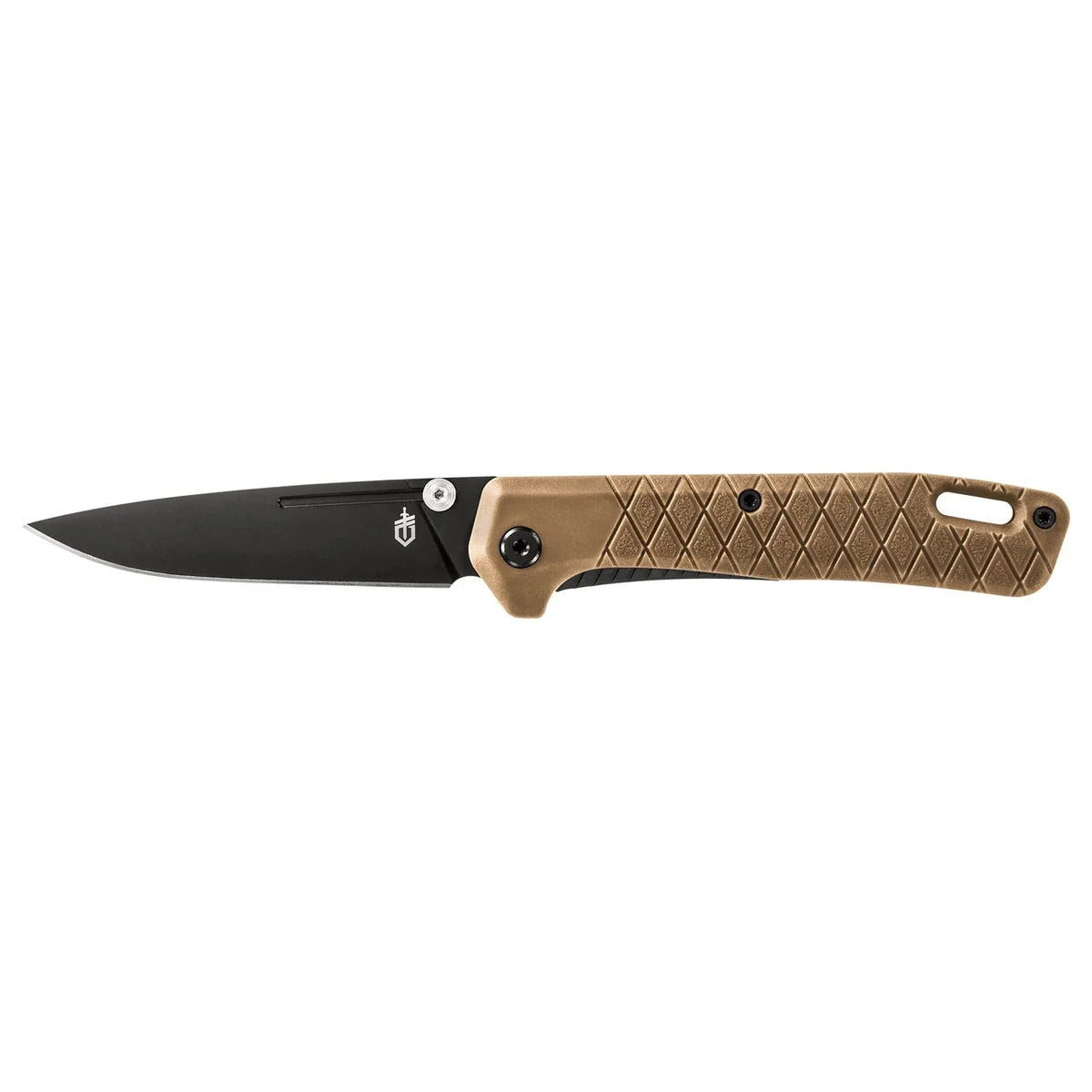 Gerber Zilch EDC Folding Pocket Knife, 3.1" Plain Edge Blade, Coyote Brown