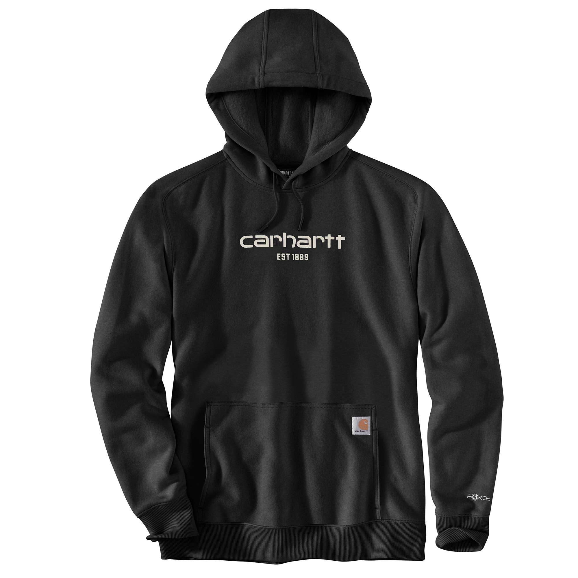 Carhartt Men's Force Relaxed Fit Lightweight Logo Graphic Hoodie