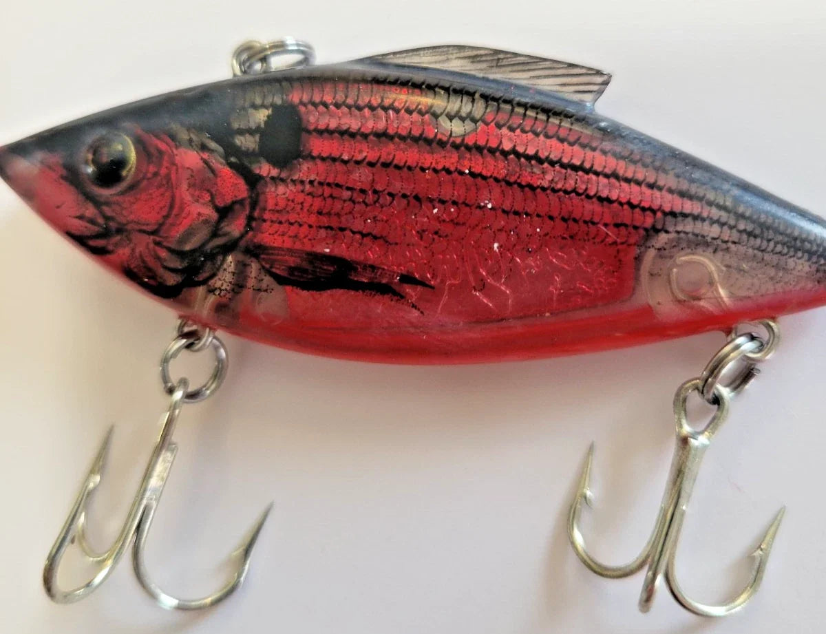 Yamamoto Rat-L-Trap Letric Shad Lipless Crankbait 3" 1/2 Oz Letric Red