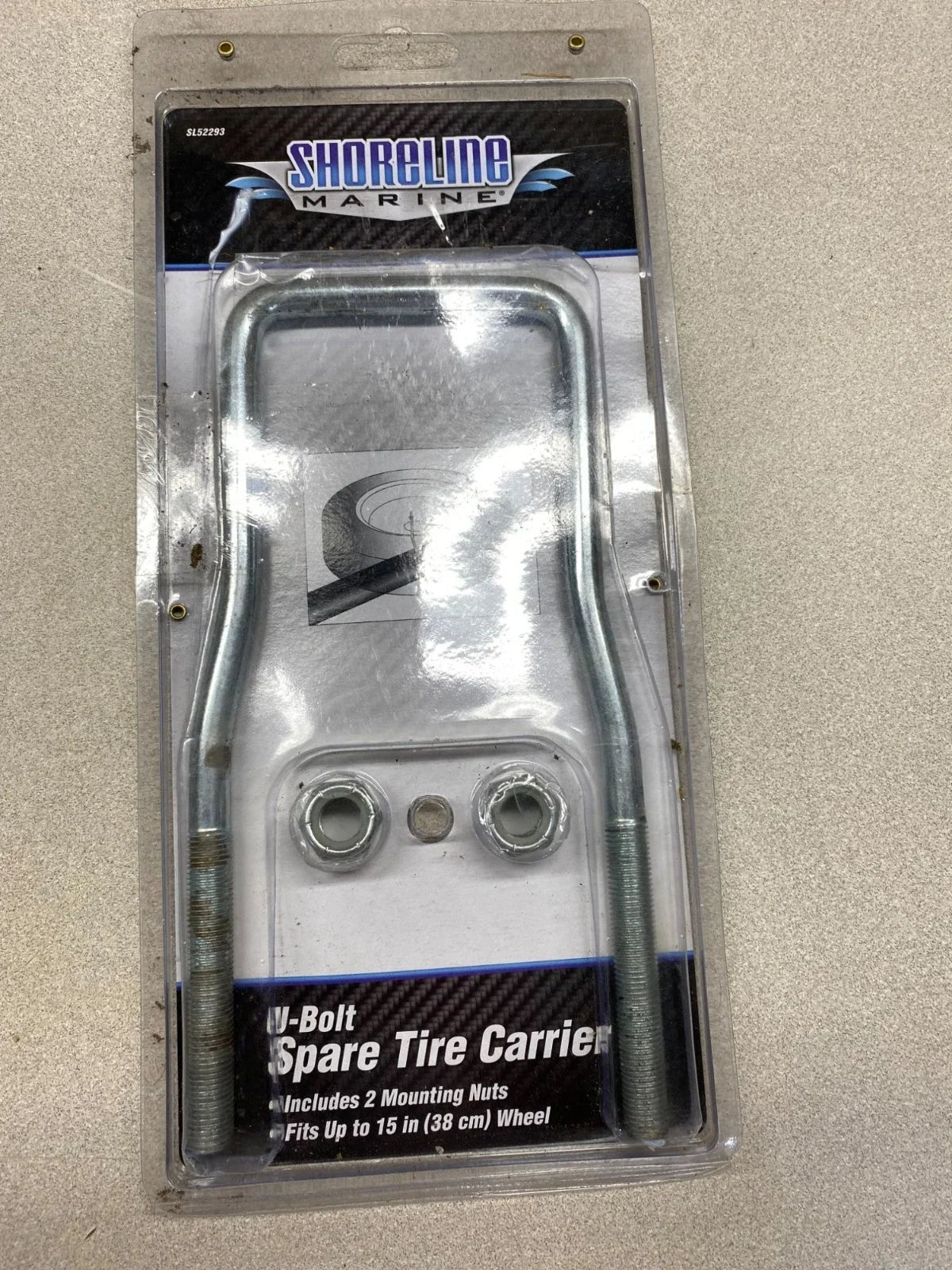 Shoreline Marine U-Bolt Spare Tire Carrier