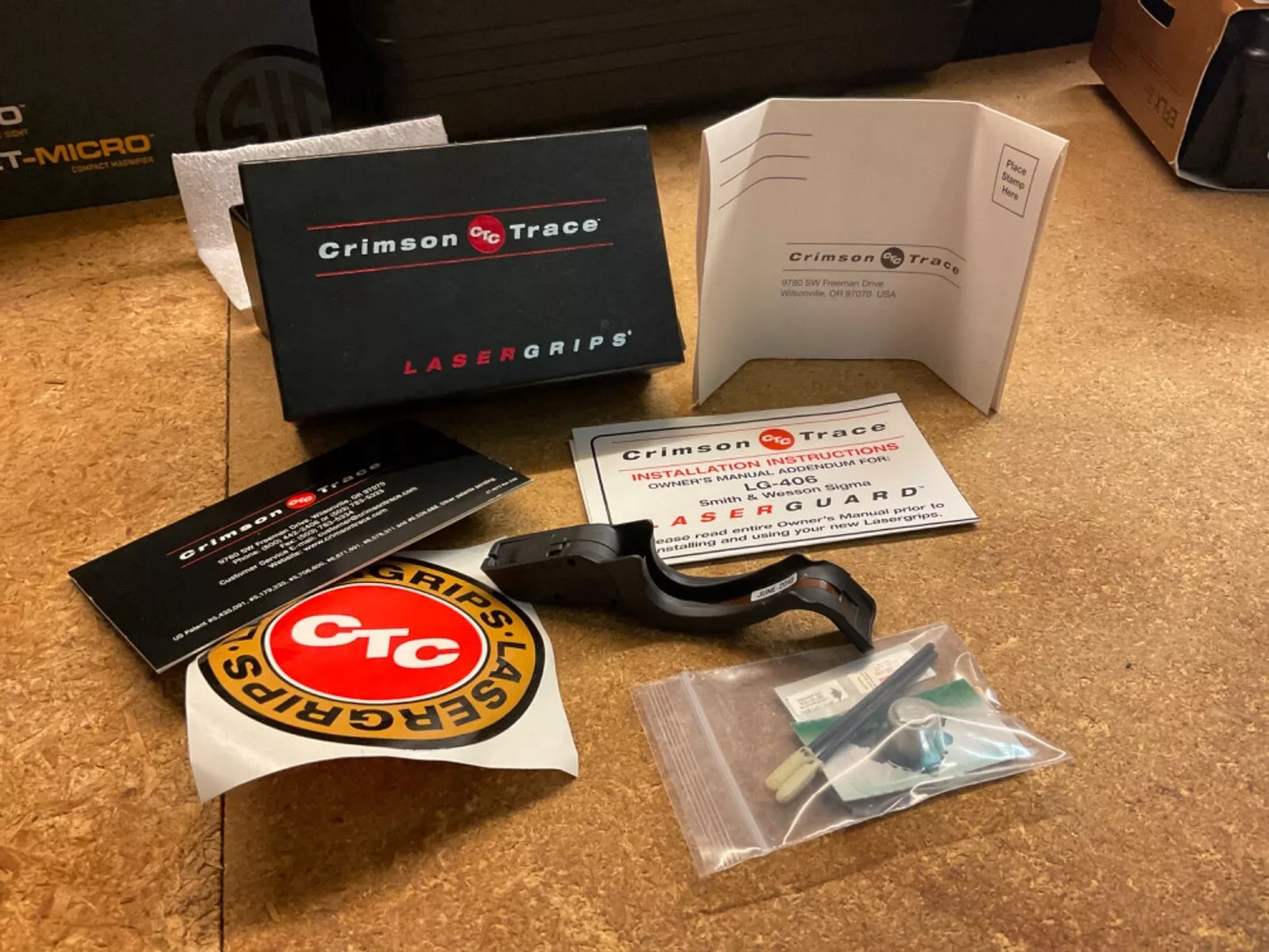 Crimson Trace Smith & Wesson Sigma Laserguard - Full Size