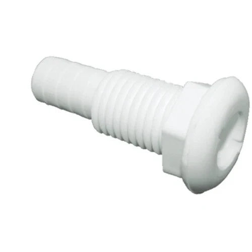 T-H Marine Straight Plastic Thru-Hull Fitting for 3/4 Inch Hose