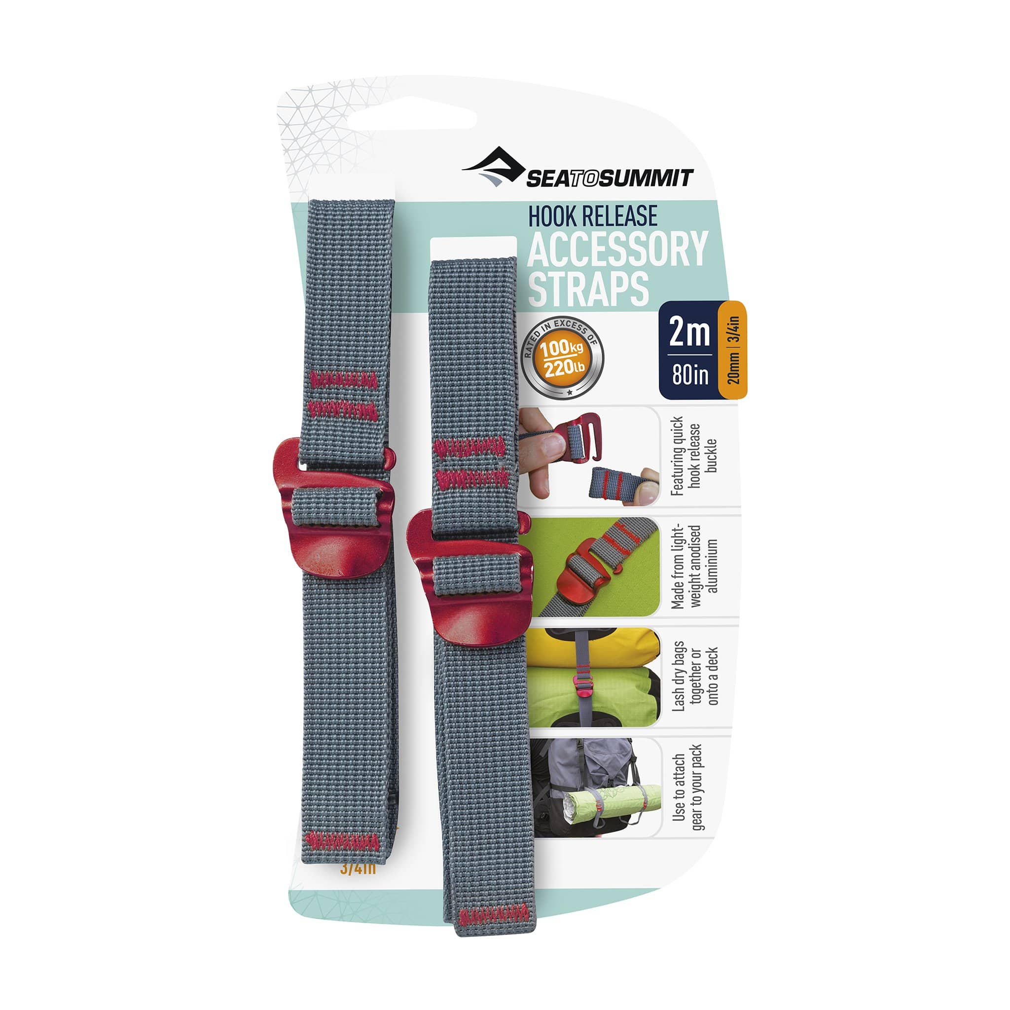 Sea To Summit Accessory Straps With Hook