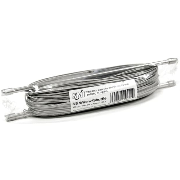 Beau Mac SMI 19421 Wire Soft Ss W/Shuttle 1.0Mm 1Lb 225Ft