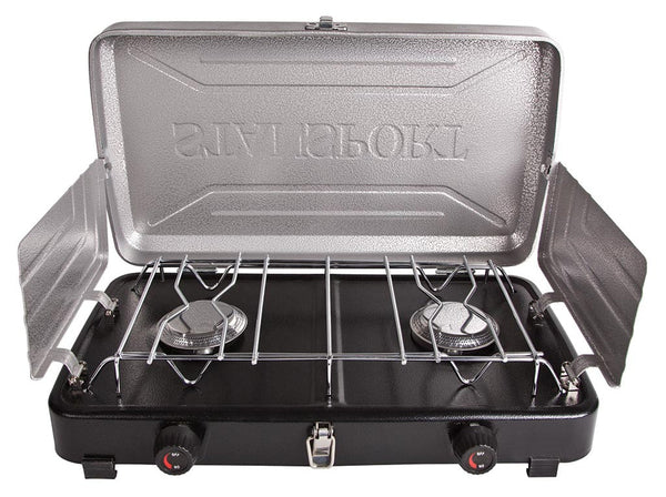 Stansport 2-Burner Propane Regulated Camp Stove